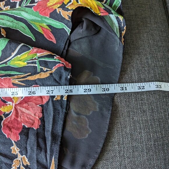 Revolve Privacy Please Floral Leon Cold Shoulder Romper Dark Iris - Picture 8 of 11